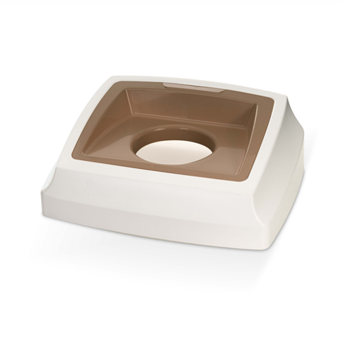 Kunststoffdeckel - braun