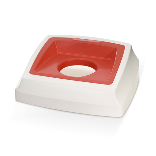 Kunststoffdeckel - rot