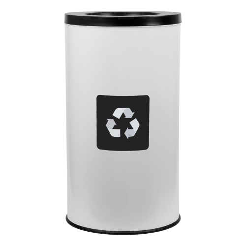 Hausmüllsammelbehälter Eko Nord - schwarzer Deckel