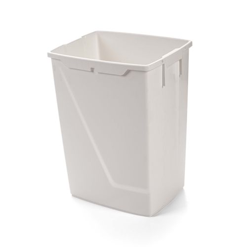 Kunststoffbehälter mit Klappe – ATLAXFLIP 25 l, weiß