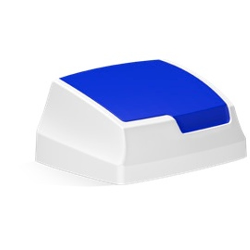 Kunststoffdeckel Klappe - blau