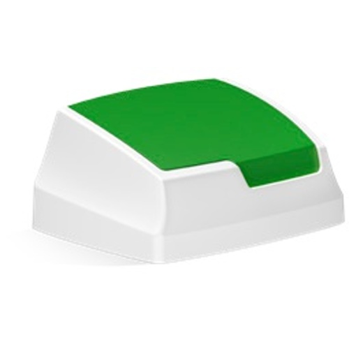 Kunststoffdeckel Klappe - grün