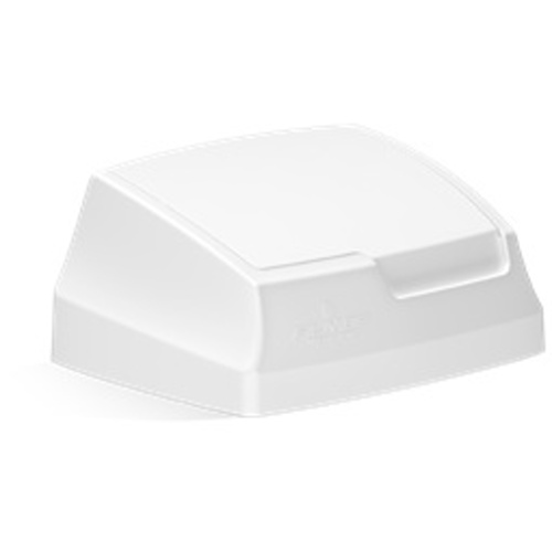 Kunststoffdeckel Klappe - weiß