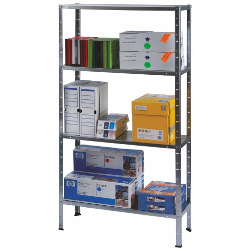Fachregal universal 4 Fächer - verzinkt - 50 kg/Fach