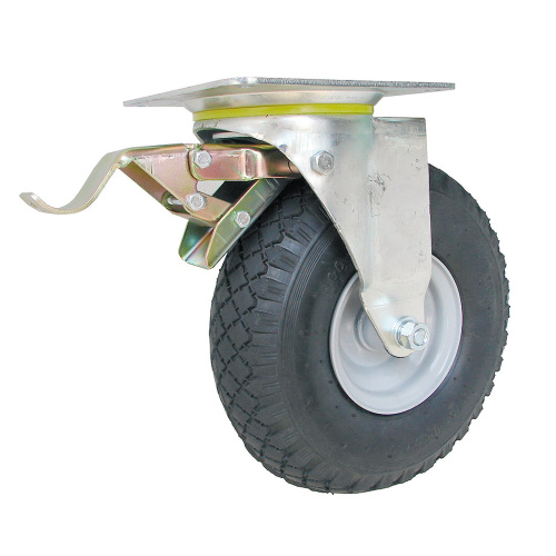 Schlauchrad schwenkbar mit Bremse 260 mm