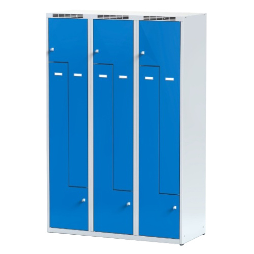 Kleiderschrank Z B 1200 - grau/blau