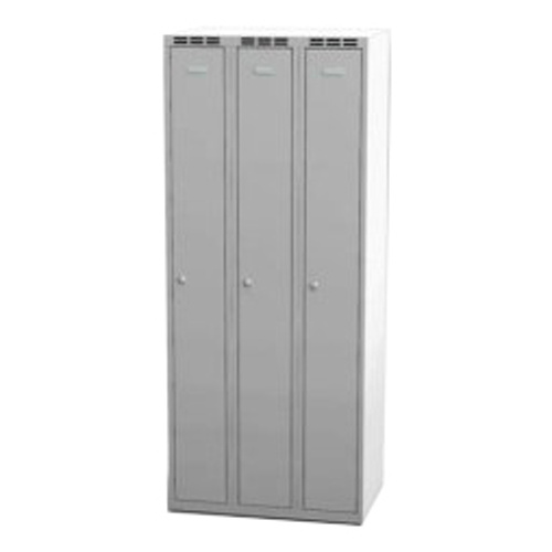 Kleiderschrank B 750 mm - grau