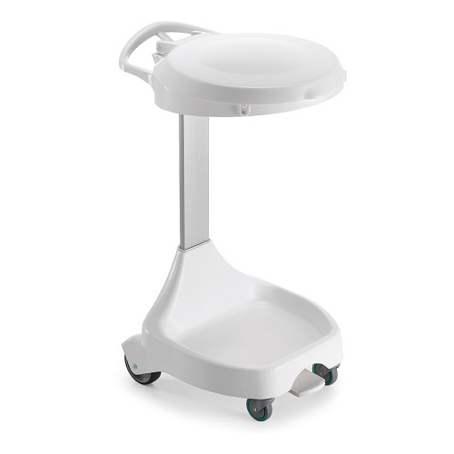 Beutelhalter Kunststoff mobil roter Deckel