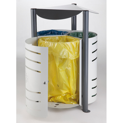 Dreifachkorb für Sortierabfall