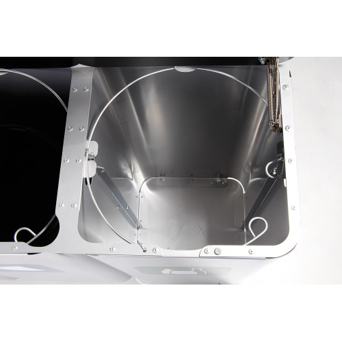 Dreifach-Abfallkorb aussen