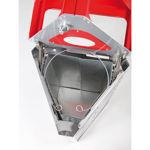 Abfallbehälter „Dreieck“- rot